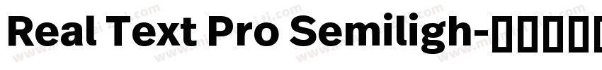 Real Text Pro Semiligh字体转换